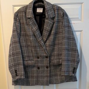 Old Navy Women's Checkered Blazer
